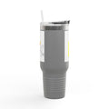 Yellow Letter R Character Travel Mug | 40oz Insulated Tumbler