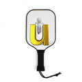 3D Gold Letter U Pickleball Paddle