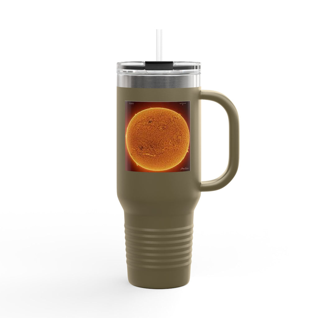 Sun Photo Travel Mug 40oz | Solar Disc Stainless Insulated Tumbler