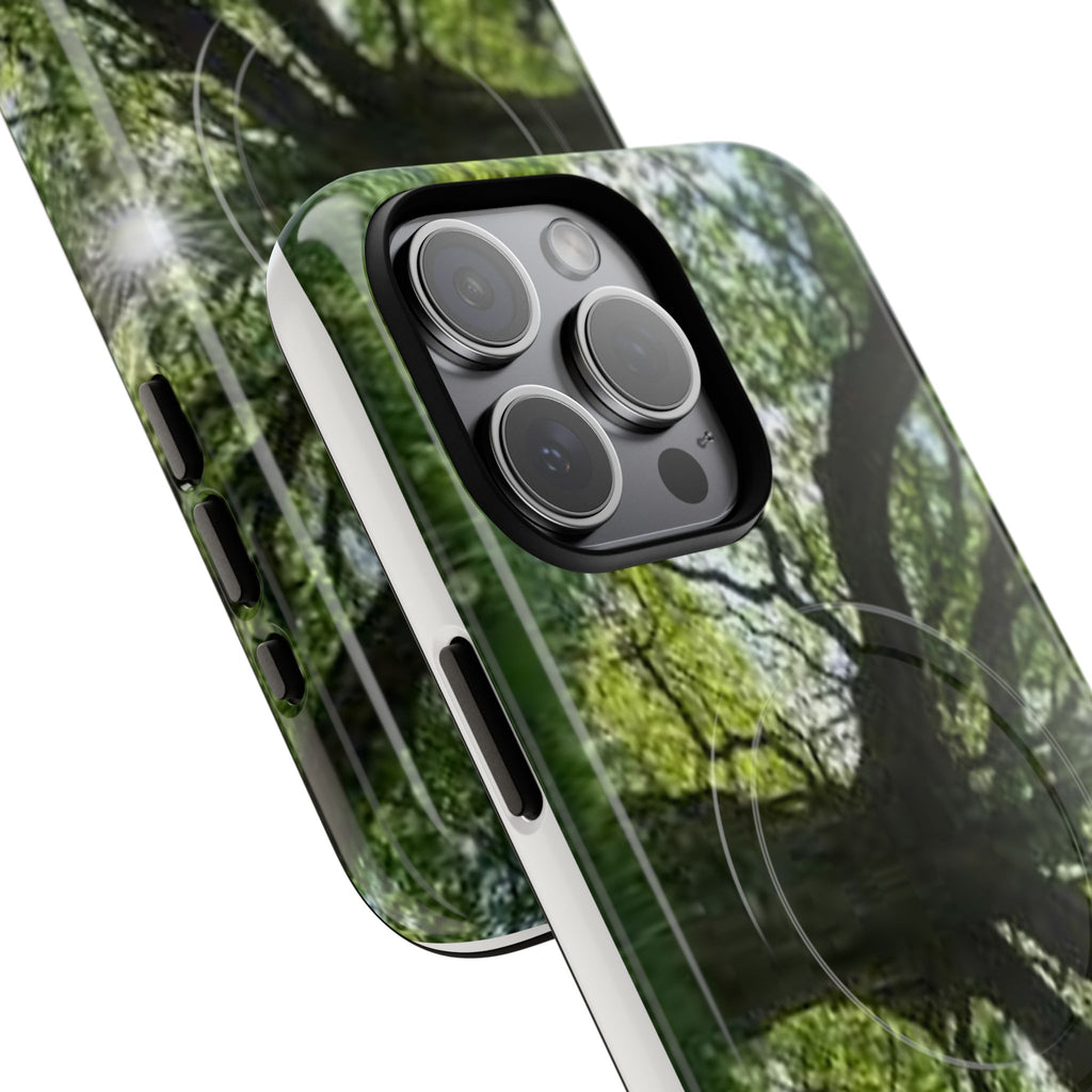 Sunlit Oak Tree Phone Case | Tough Magnetic Case