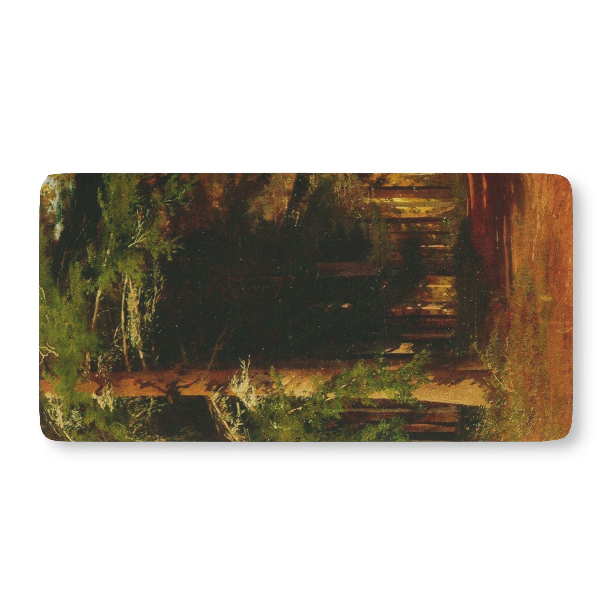Drap-housse de berceau bébé Paysage forestier | Parure de lit de crèche Arbres des bois