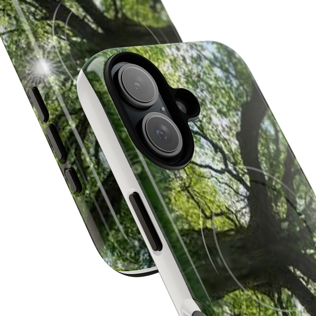 Sunlit Oak Tree Phone Case | Tough Magnetic Case