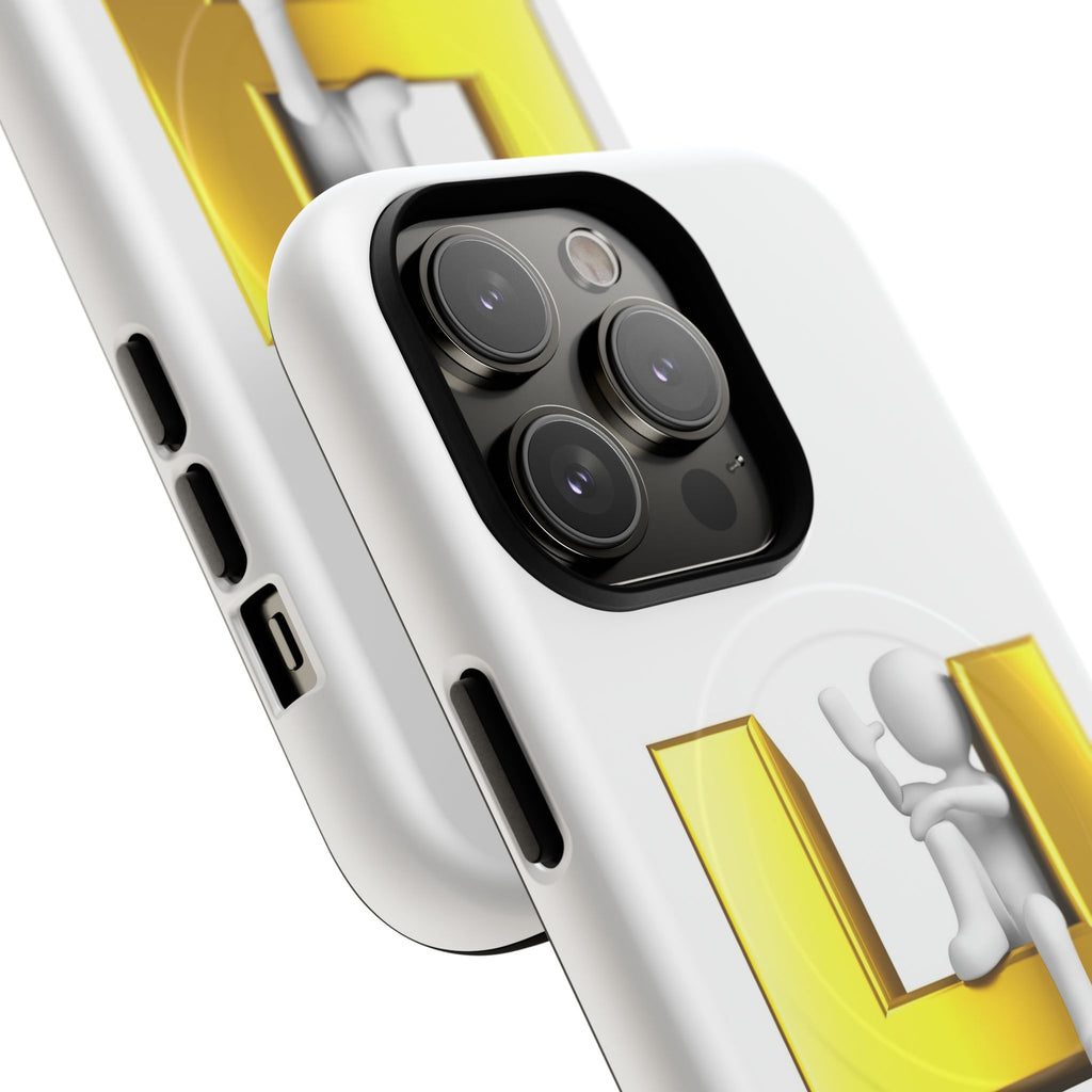 Gold Letter H Climber Phone Case | Tough Magnetic Case