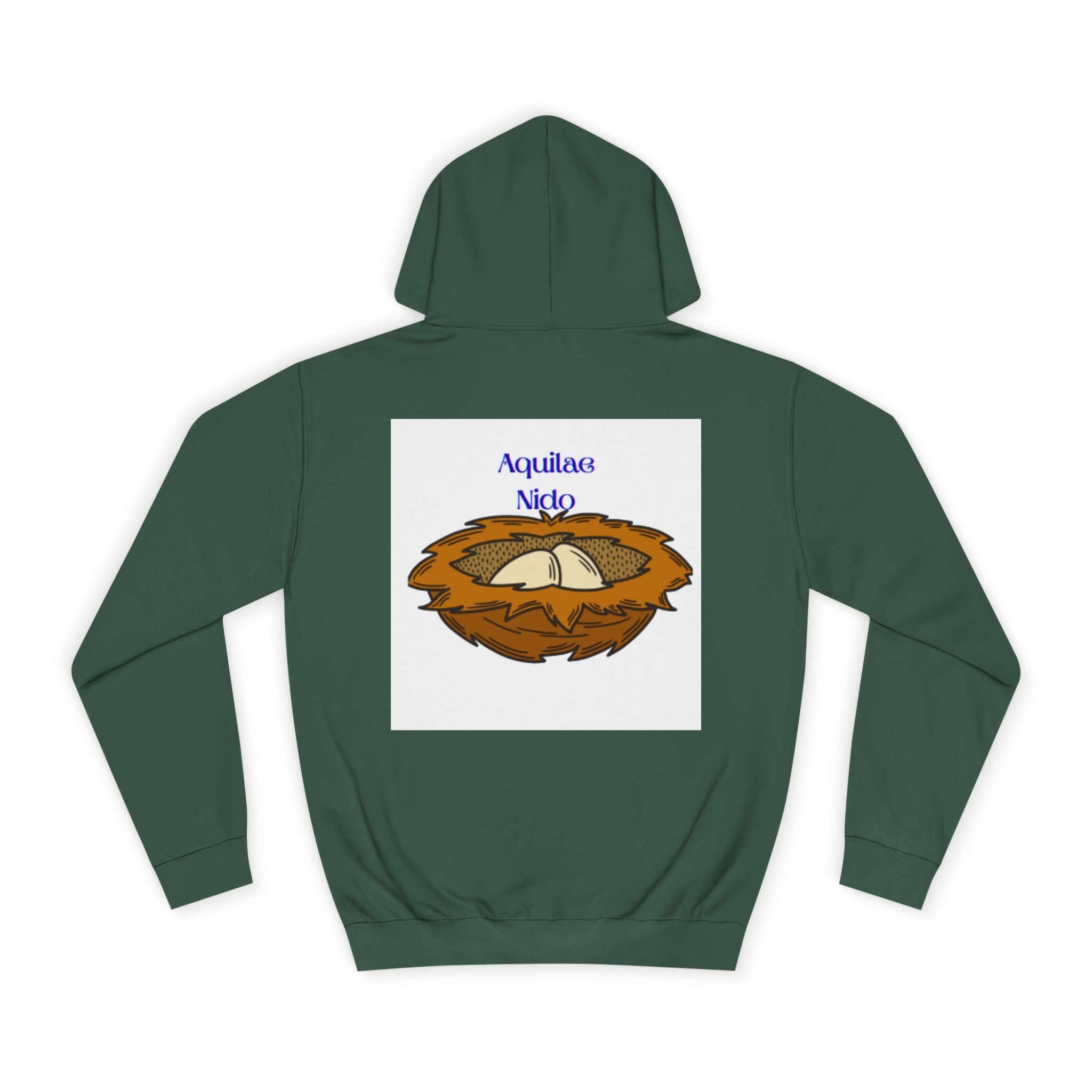Aquilae Nido Nest Illustration Hoodie | College Crest Style