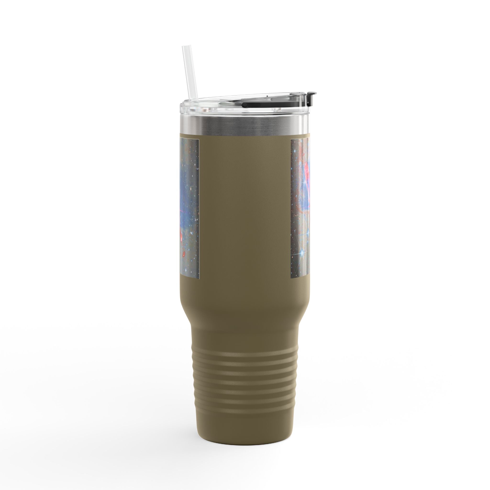 Mug de voyage isotherme 40oz Nébuleuse cosmique avec étoiles | Gobelet isotherme Galaxie spatiale