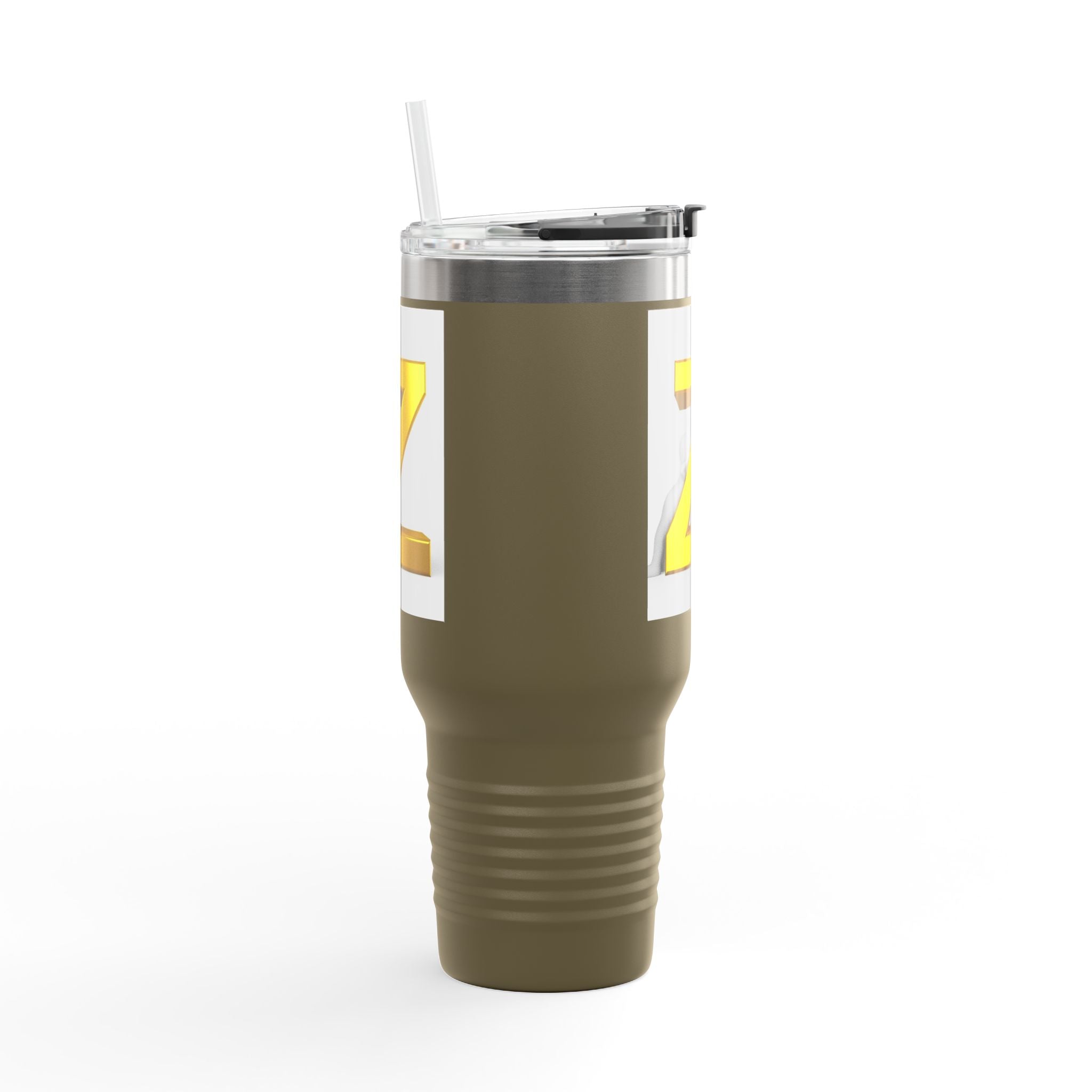 Mug de voyage Z en 3D doré | Gobelet isotherme de 40 oz