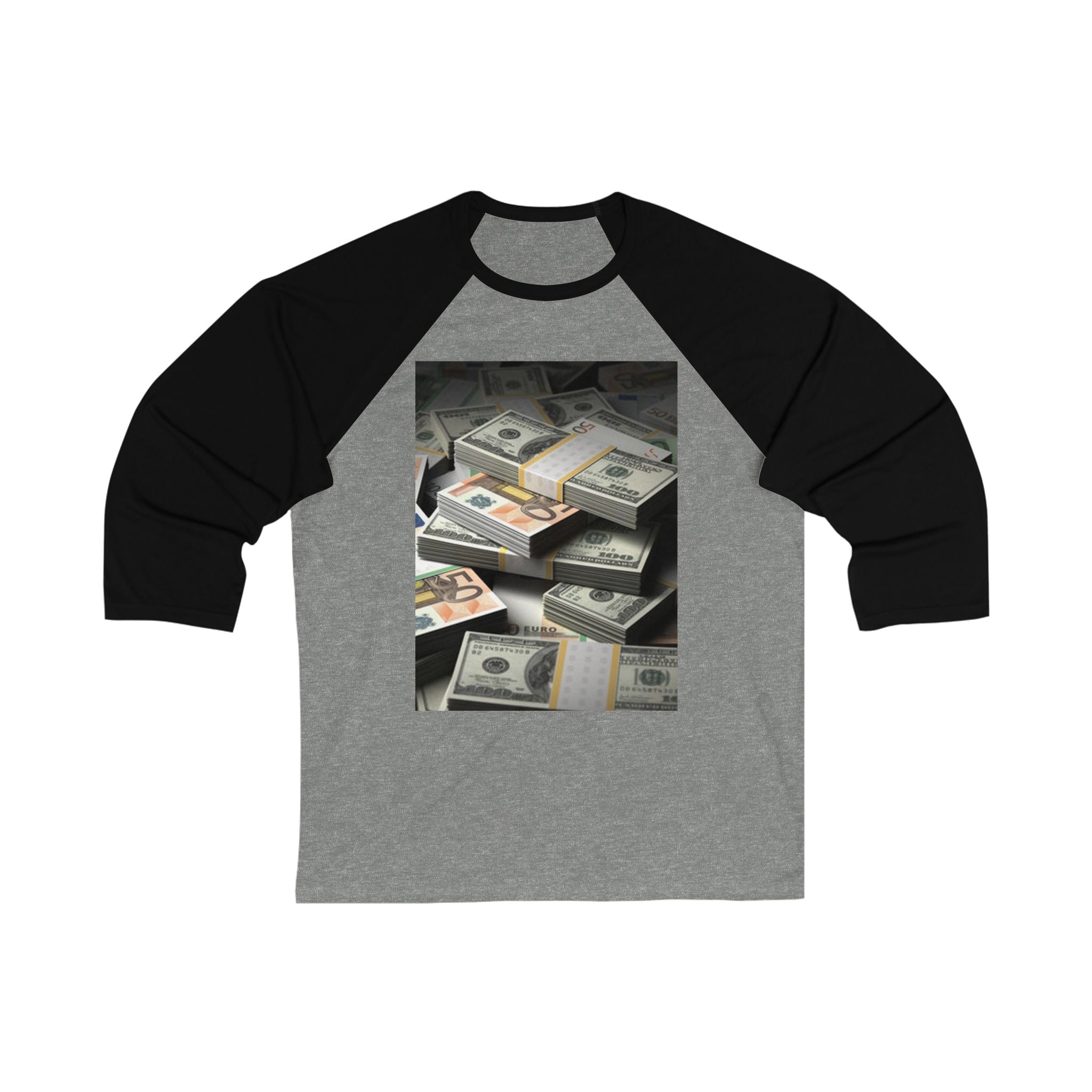 Unisex 3\4 Sleeve Baseball Tee