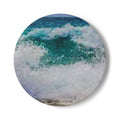 Ocean Wave Ceramic Coaster | Beach Coastal Drink Mat