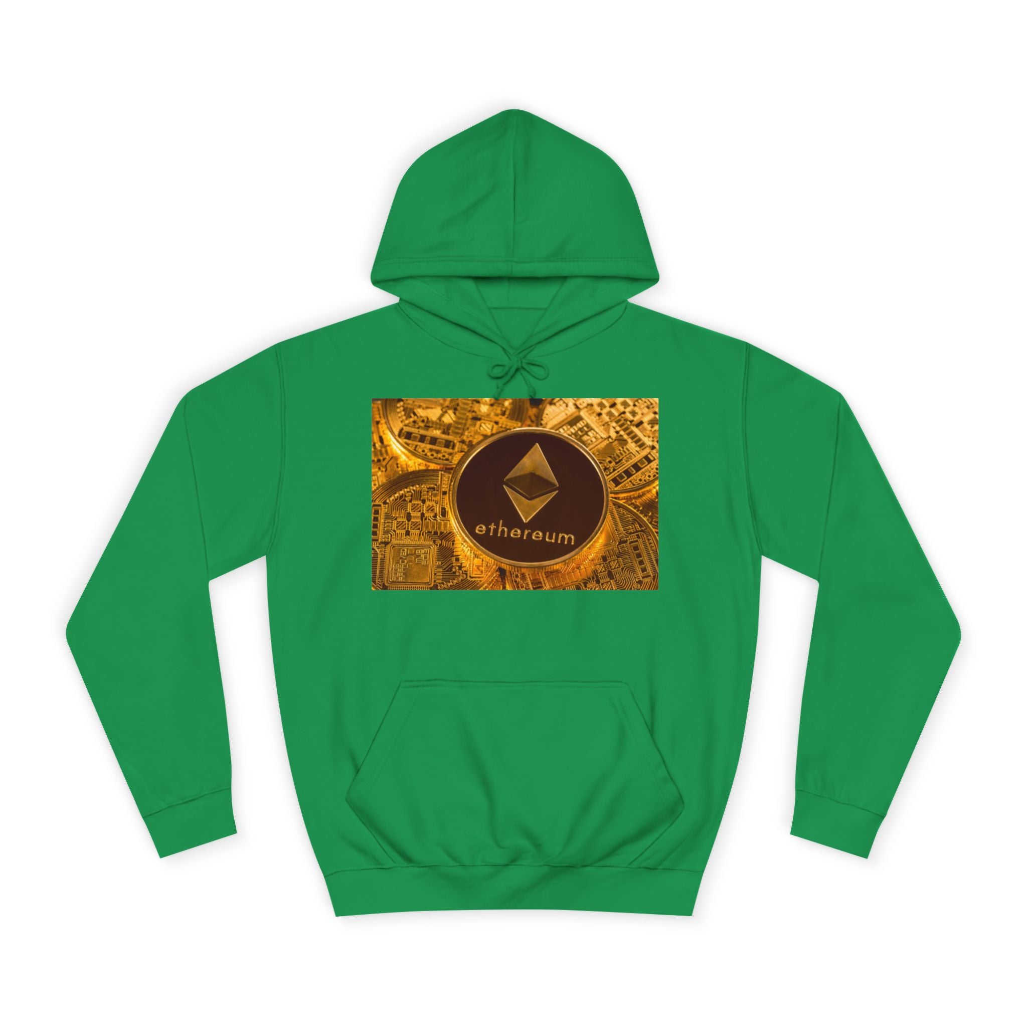Sweat à capuche Ethereum Coin | Sweat-shirt logo Crypto, design Blockchain