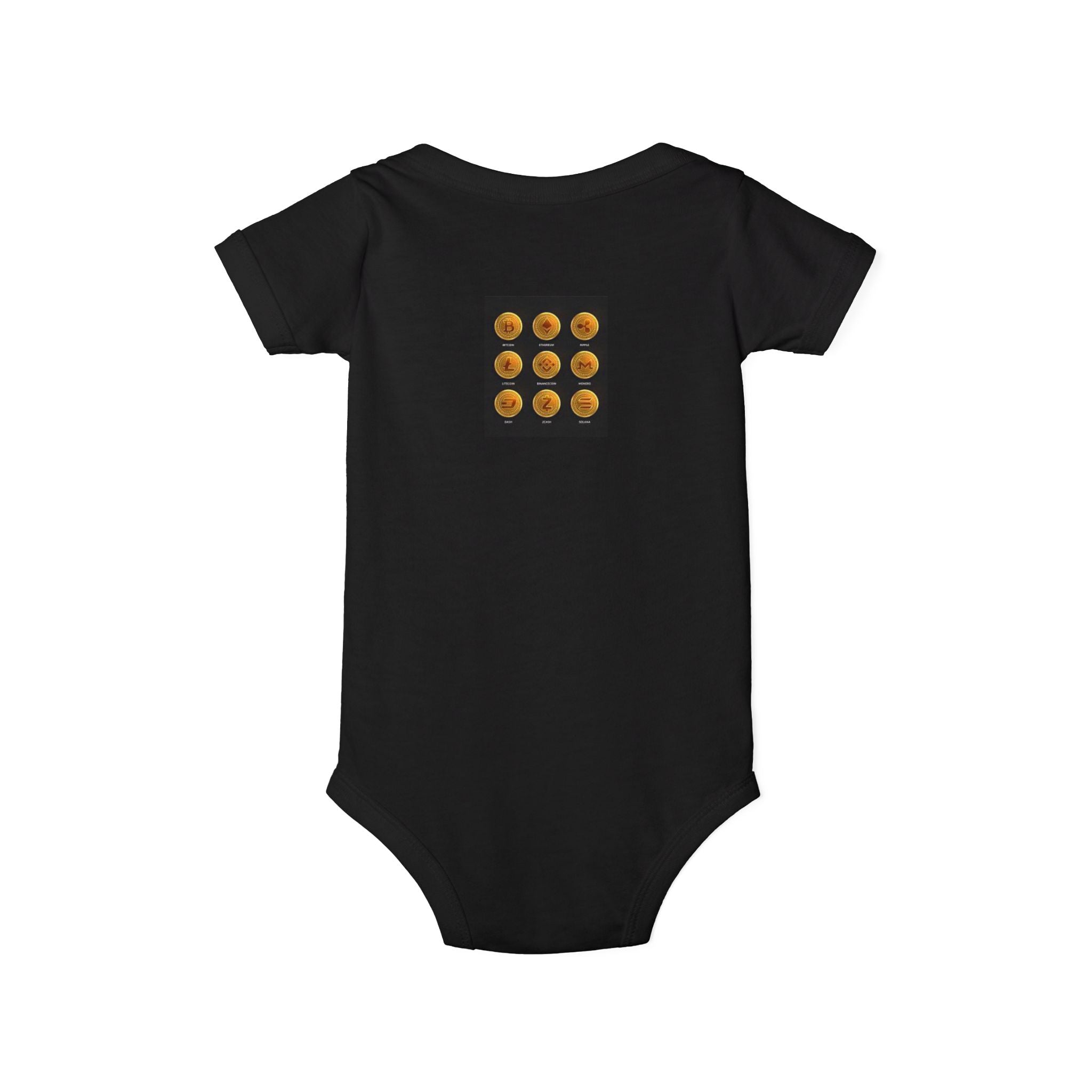 Cryptocurrency Coins Infant One Piece | Fall Baby Bodysuit