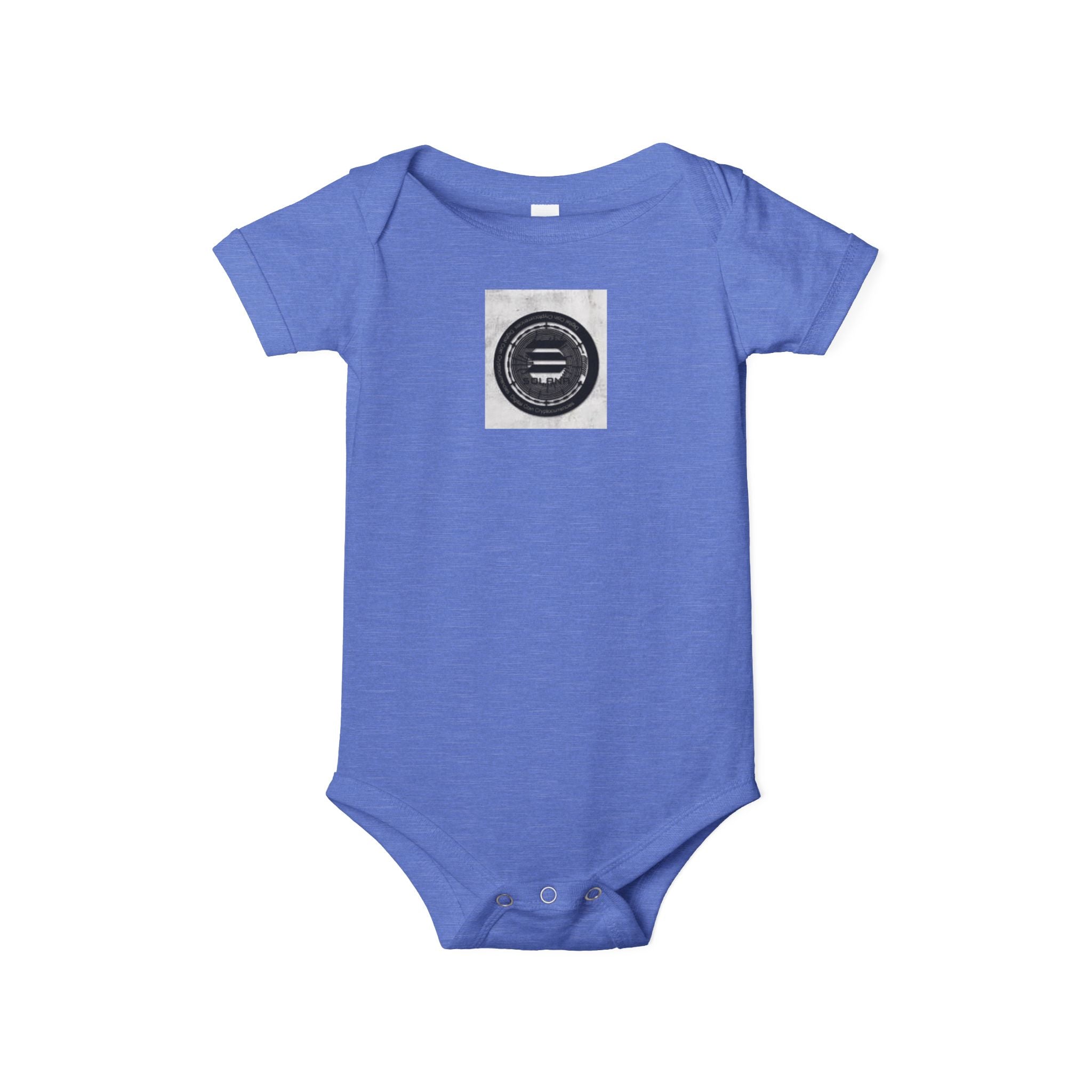 Body bébé Solana Cryptocurrency | Motif monochrome