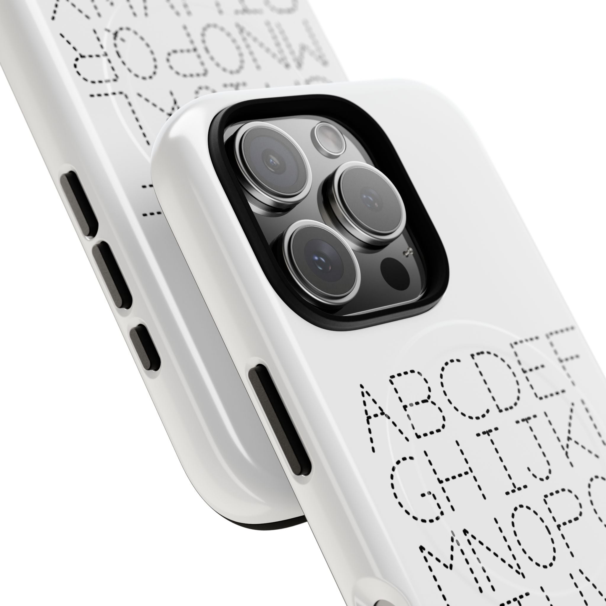 Dotted Alphabet Phone Case | Tough Magnetic Case