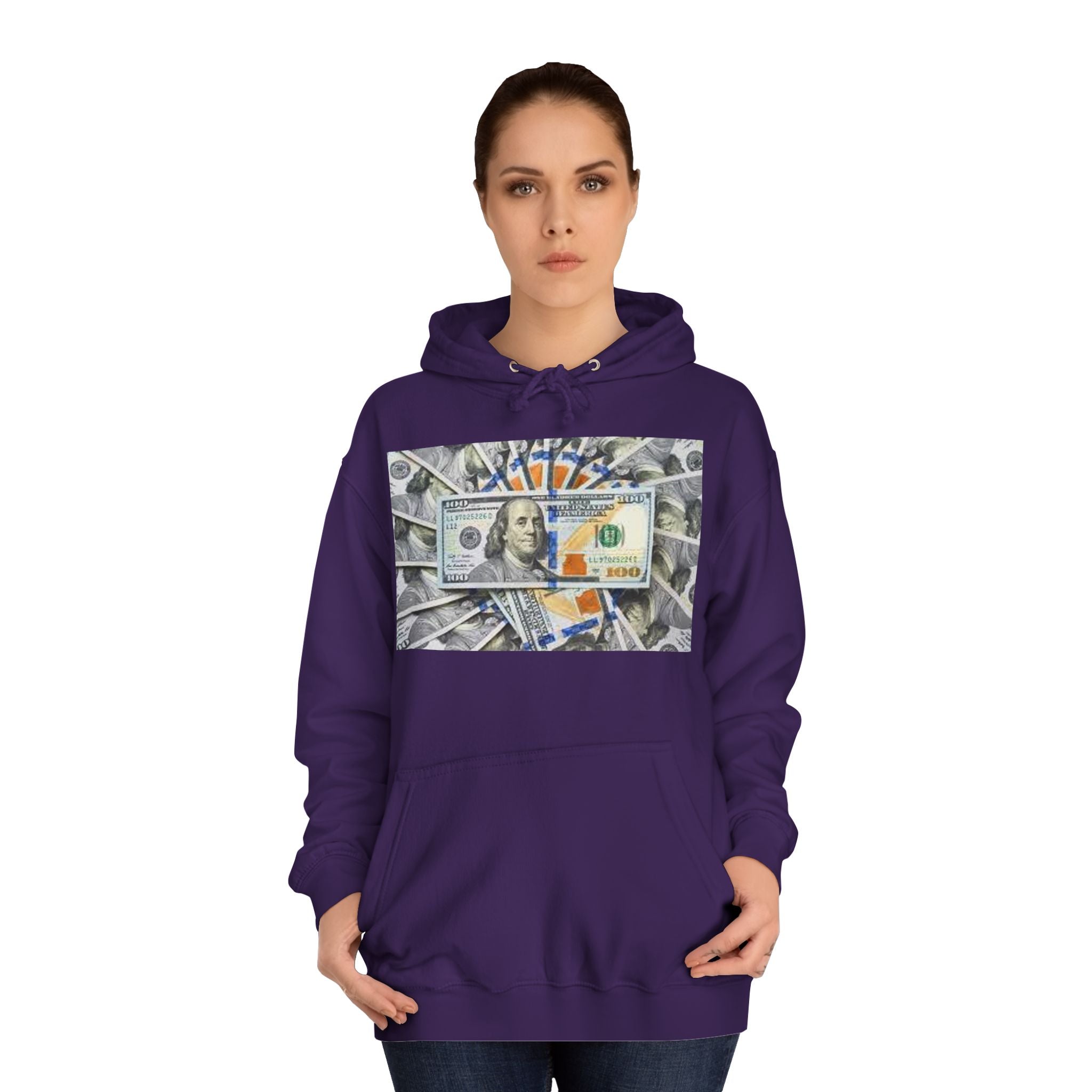 Hundred Dollar Bill Hoodie | Money Graphic Sweatshirt