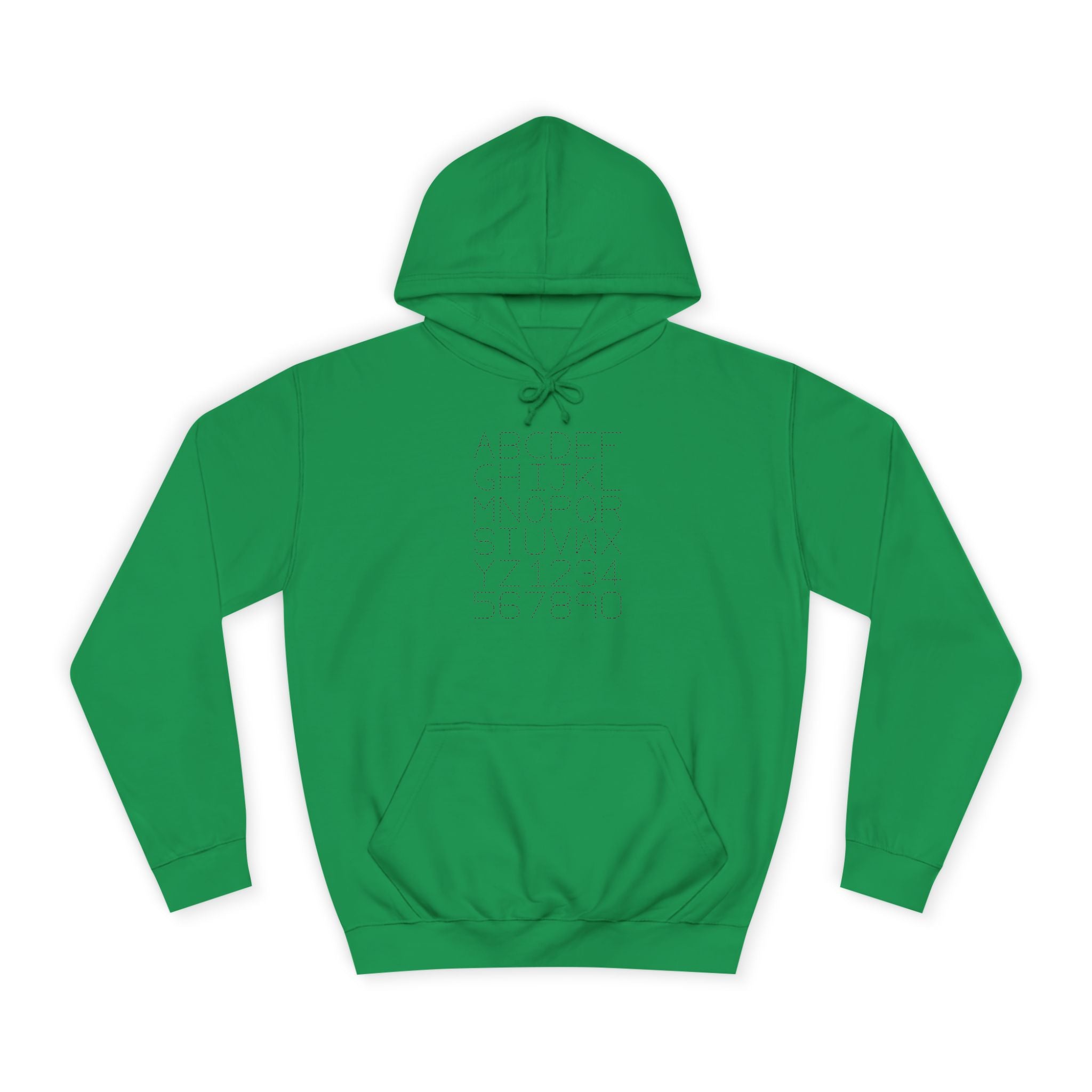 Sweat à capuche alphabet à pois College | Sweat-shirt campus, style universitaire