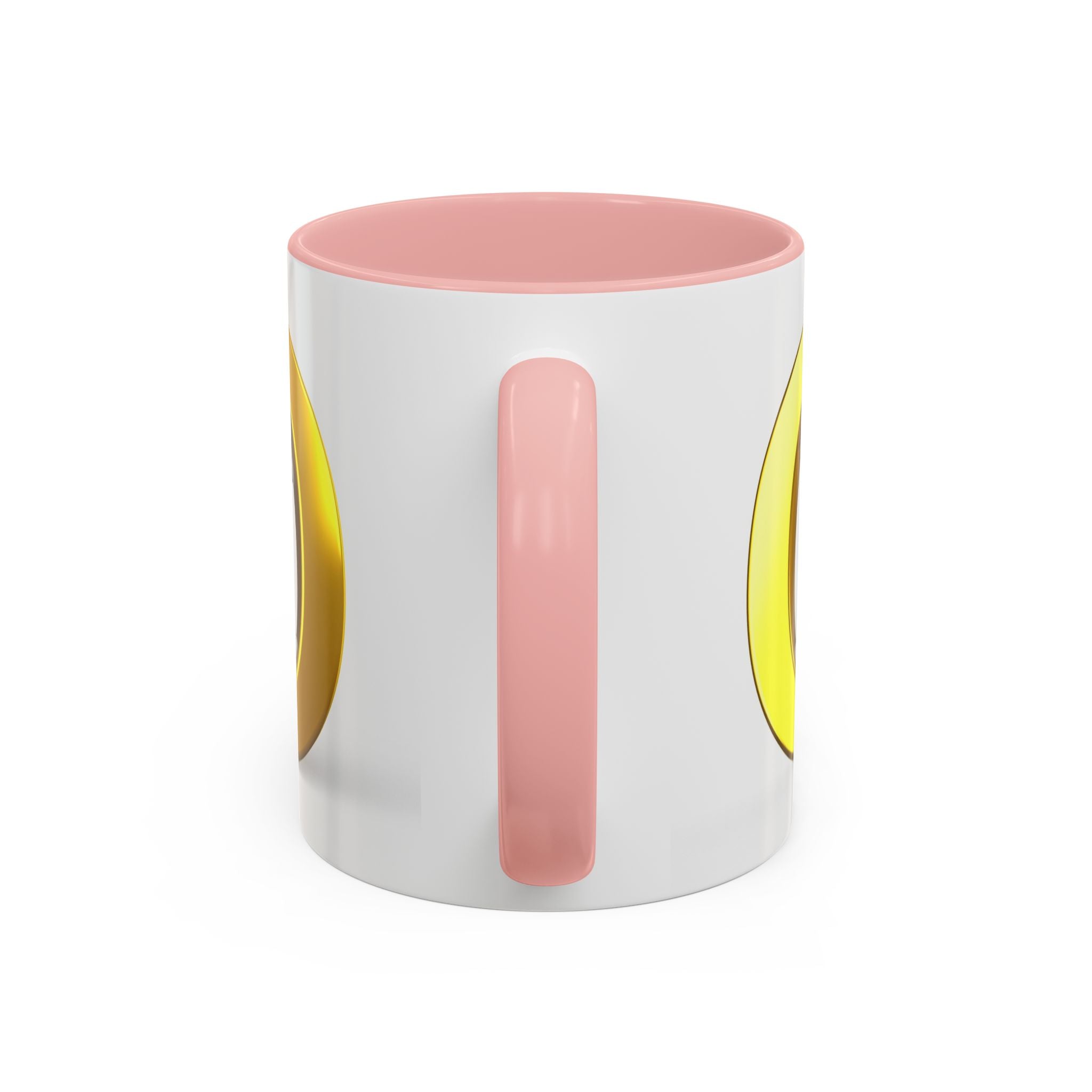 Stick Figure Inside Gold Letter O Mug | Accent Coffee Mug 11oz 15oz