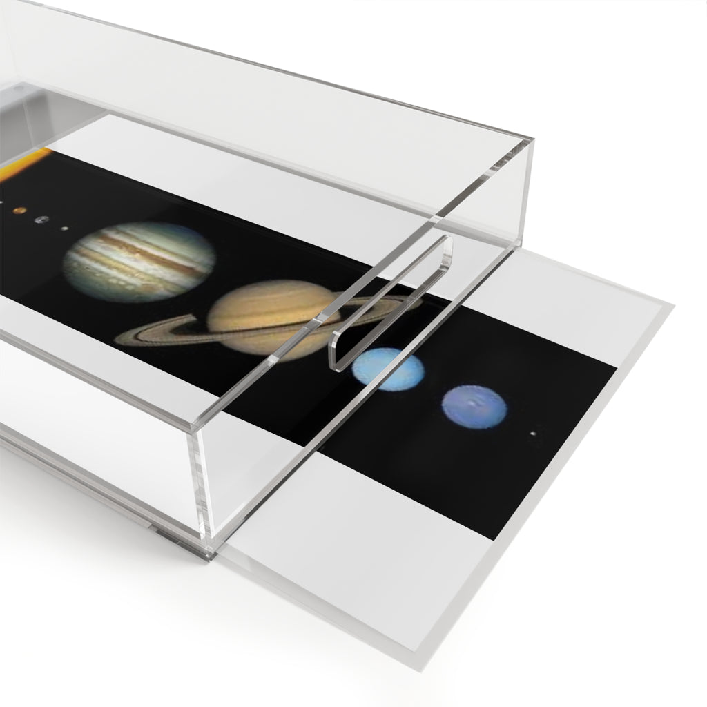 Solar System Planets Acrylic Serving Tray | Space Planetary Design