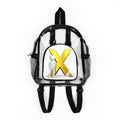 Gold X Logo Clear Stadium Backpack | Transparent School Bag