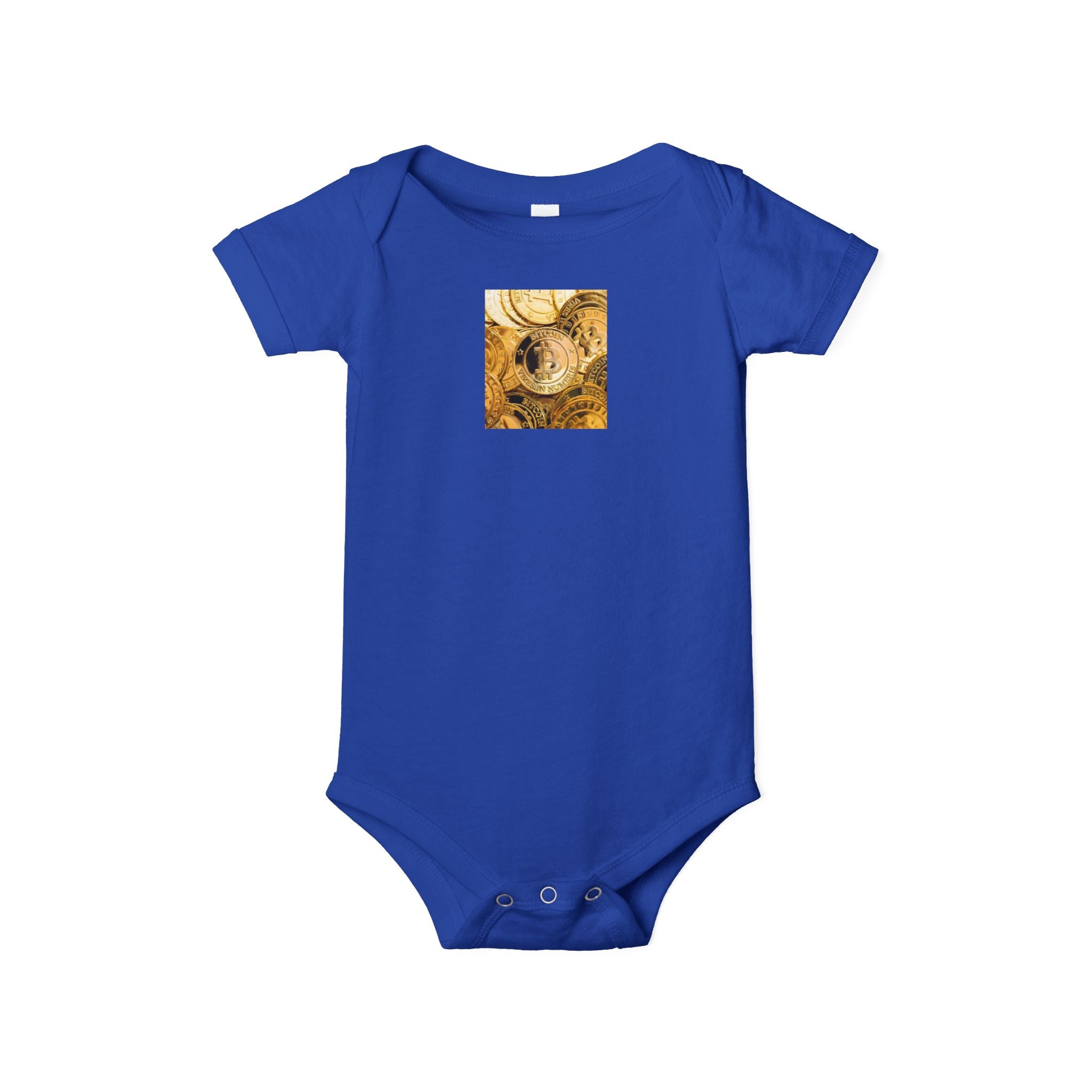 Body bébé Bitcoin Cryptocurrency | Body bébé floral pour chambre de bébé