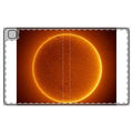 Solar Flare Sun Illustration Tablet Folio Case | Golden Starburst Design
