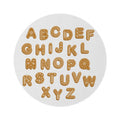 Gingerbread Alphabet Round Rug | Kids Playroom Nursery Décor