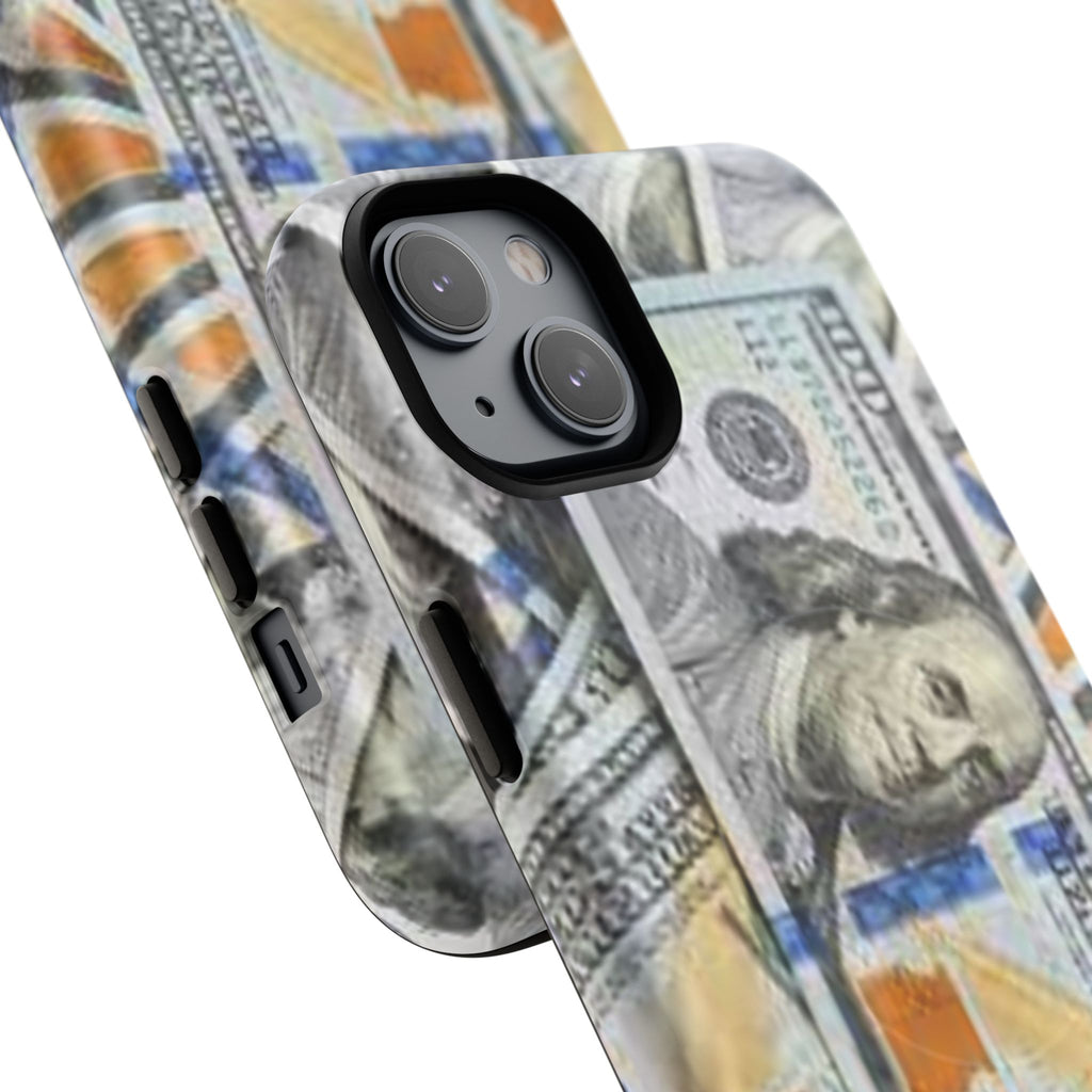 Hundred Dollar Bills Phone Case | Tough Magnetic Case, Money Pattern