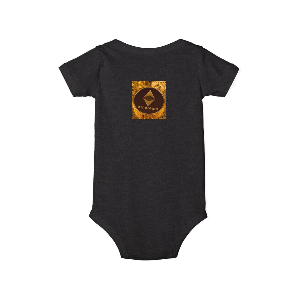 Ethereum Logo Infant Onesie | Crypto Baby Bodysuit