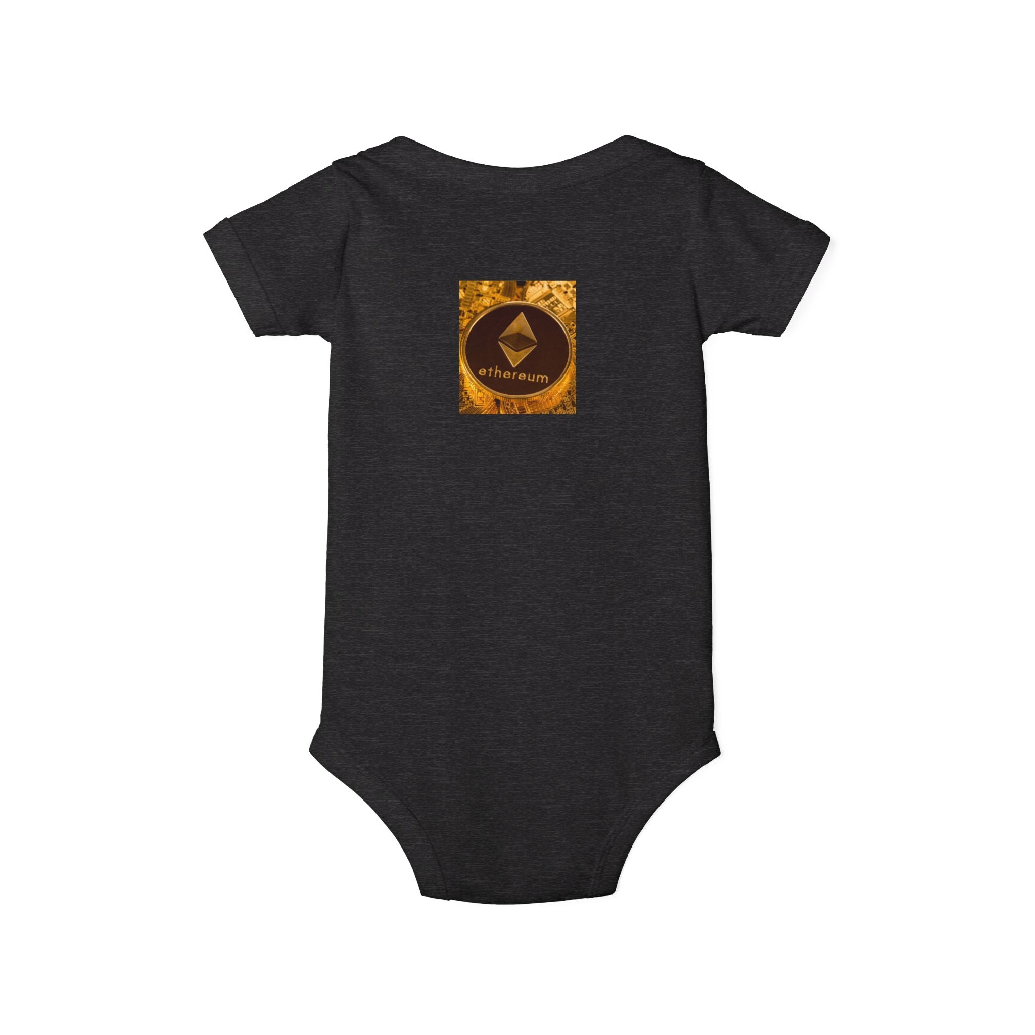 Ethereum Logo Infant Onesie | Crypto Baby Bodysuit