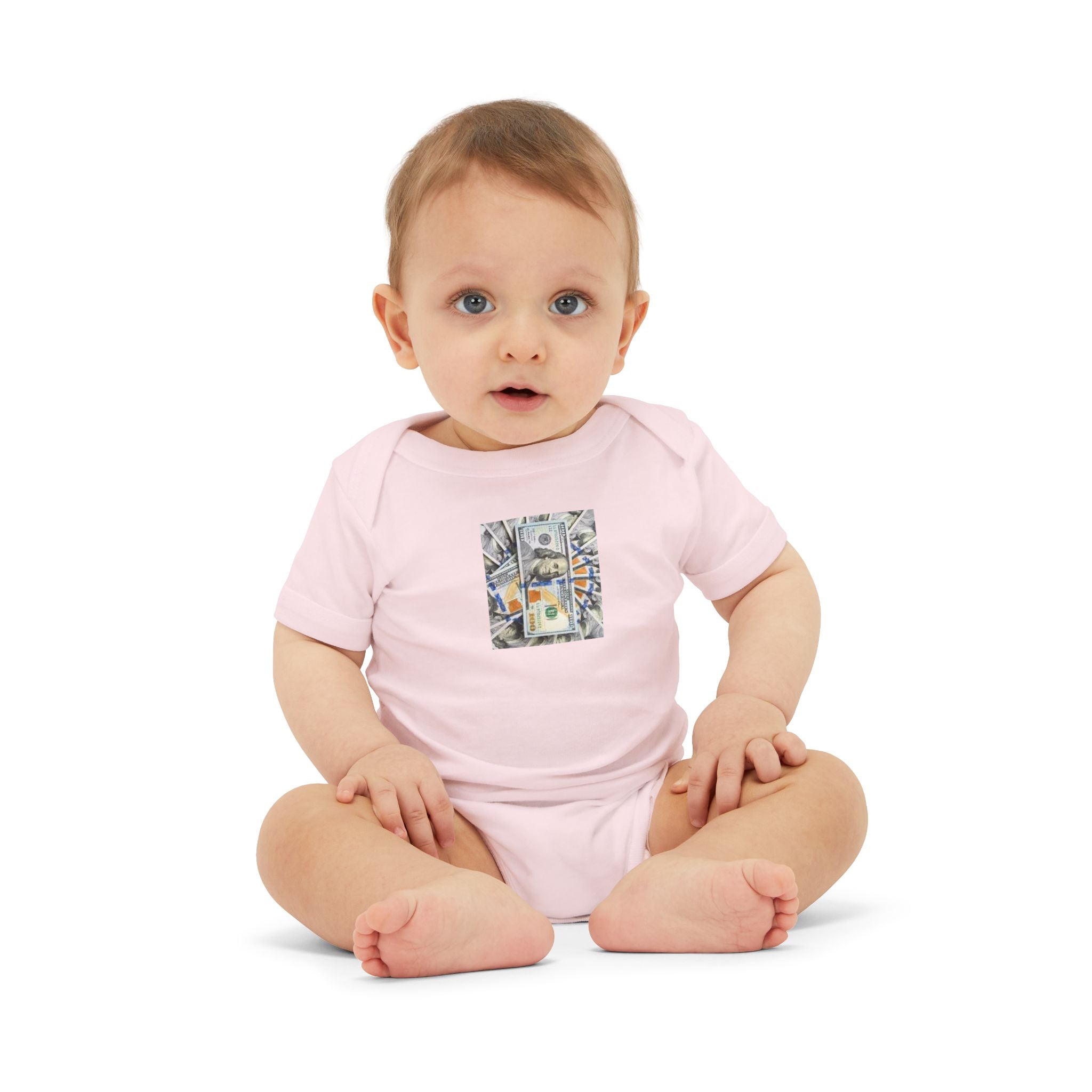 Money Infant Jersey One Piece | Modern Art Baby Bodysuit