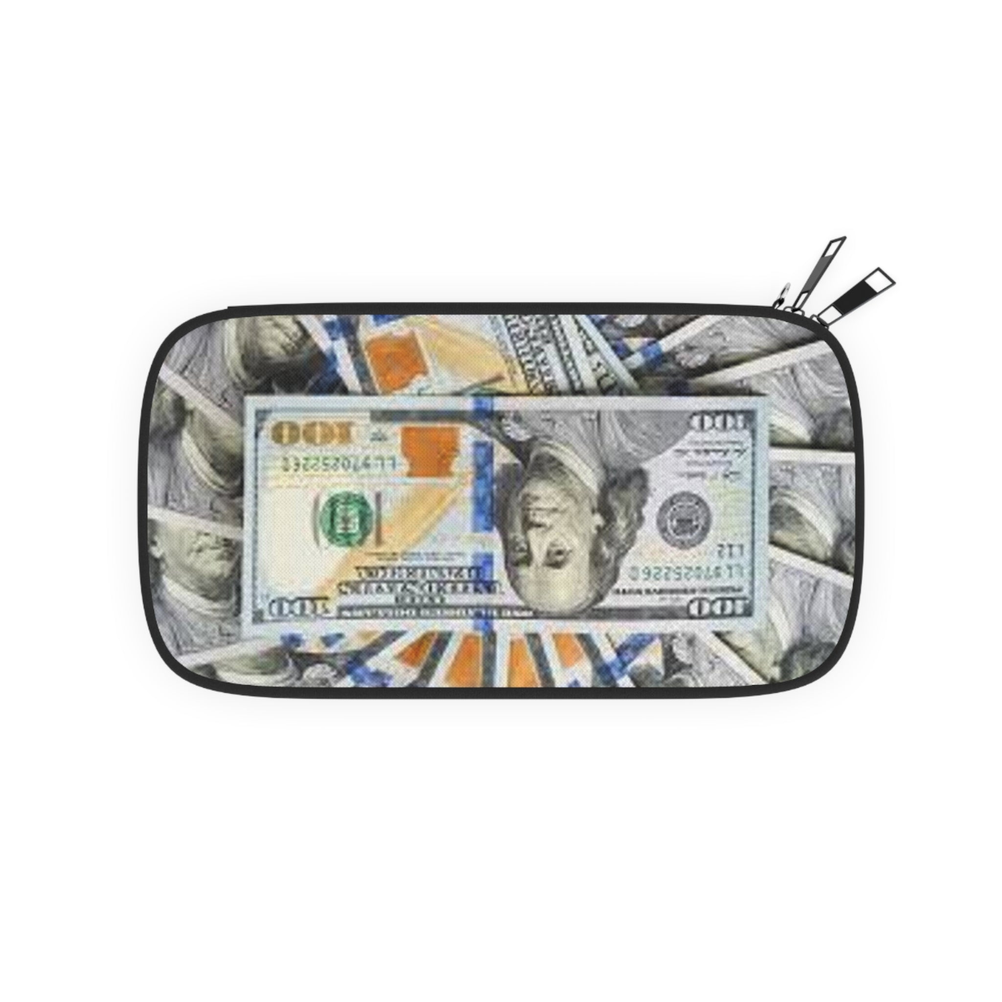 Hundred Dollar Bill Passport Wallet | Money Print Travel Document Holder