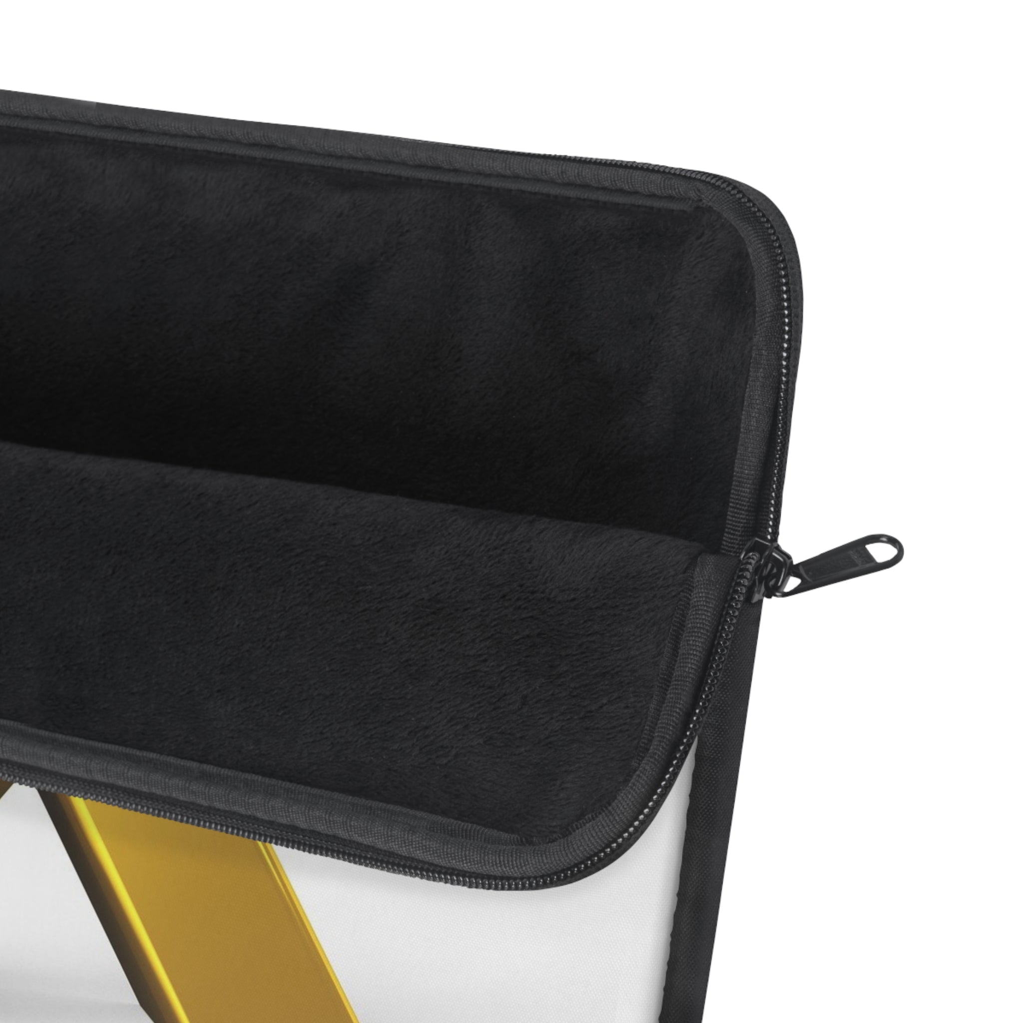 Gold Letter X with Figure Laptop Sleeve | Monogram Initial X
