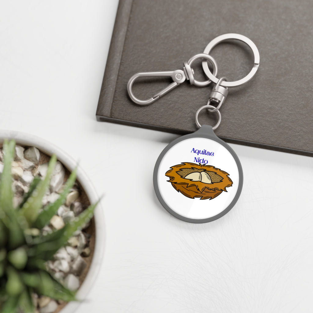 Keyring Tag With Eagle Nest