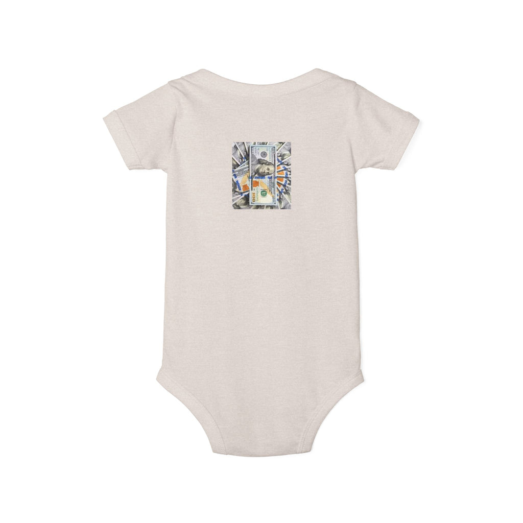 Money Infant Jersey One Piece | Modern Art Baby Bodysuit