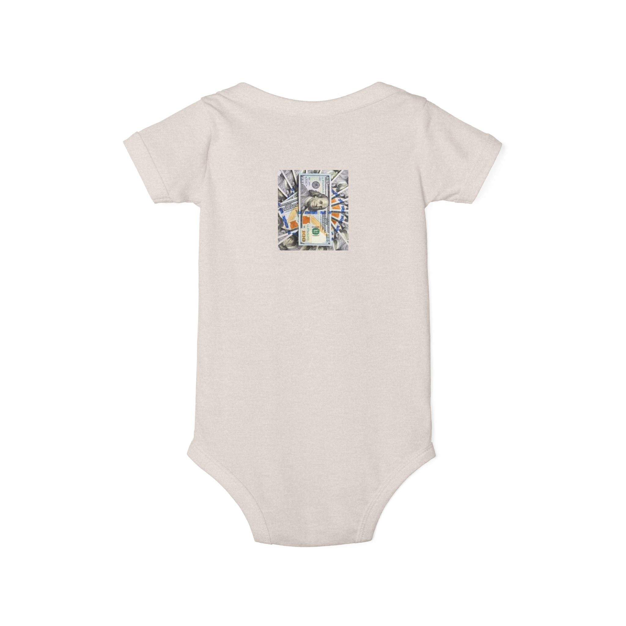 Money Infant Jersey One Piece | Modern Art Baby Bodysuit