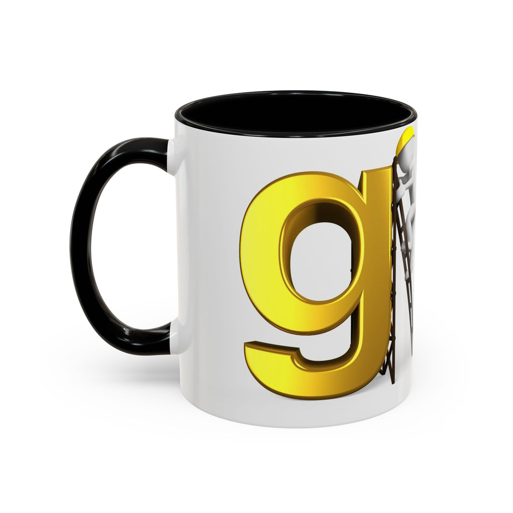 Bauarbeiter Buchstabe G Tasse | Akzent-Kaffeetasse