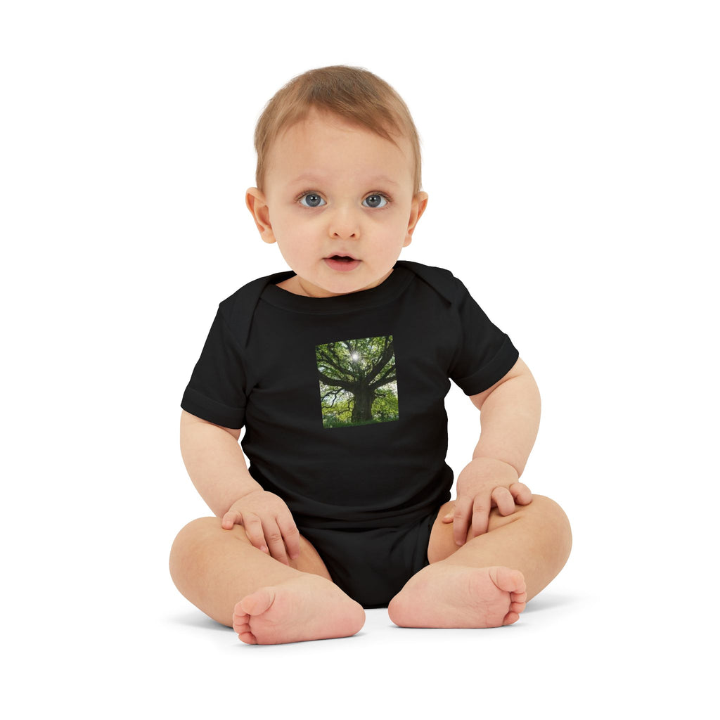 Majestic Oak Tree Infant Onesie | Tree Photo Baby Bodysuit