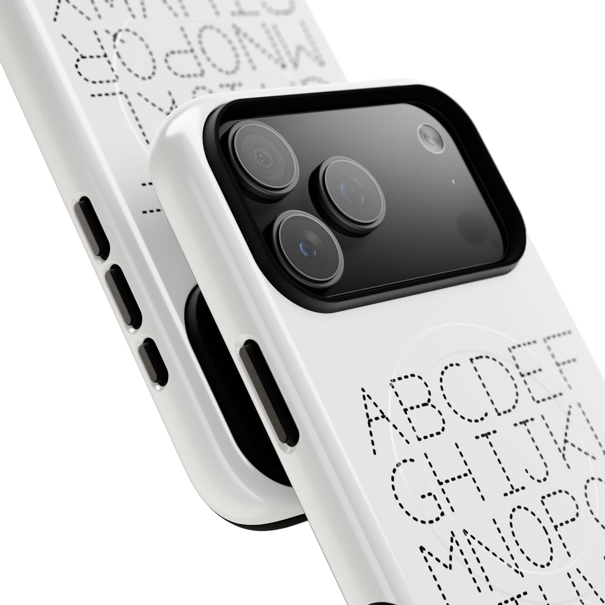 Dotted Alphabet Phone Case | Tough Magnetic Case