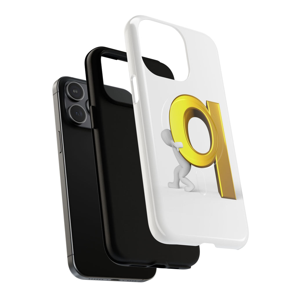 Gold Letter Q Phone Case | Tough Magnetic Case