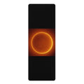 Glowing Sun Circle Rubber Yoga Mat | Solar Yoga Mat, Space Meditation Mat