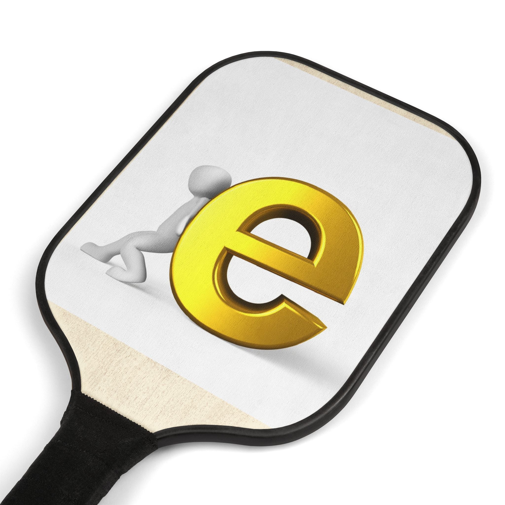 Gold Letter E Pickleball Paddle Kit | Pickleball Kit