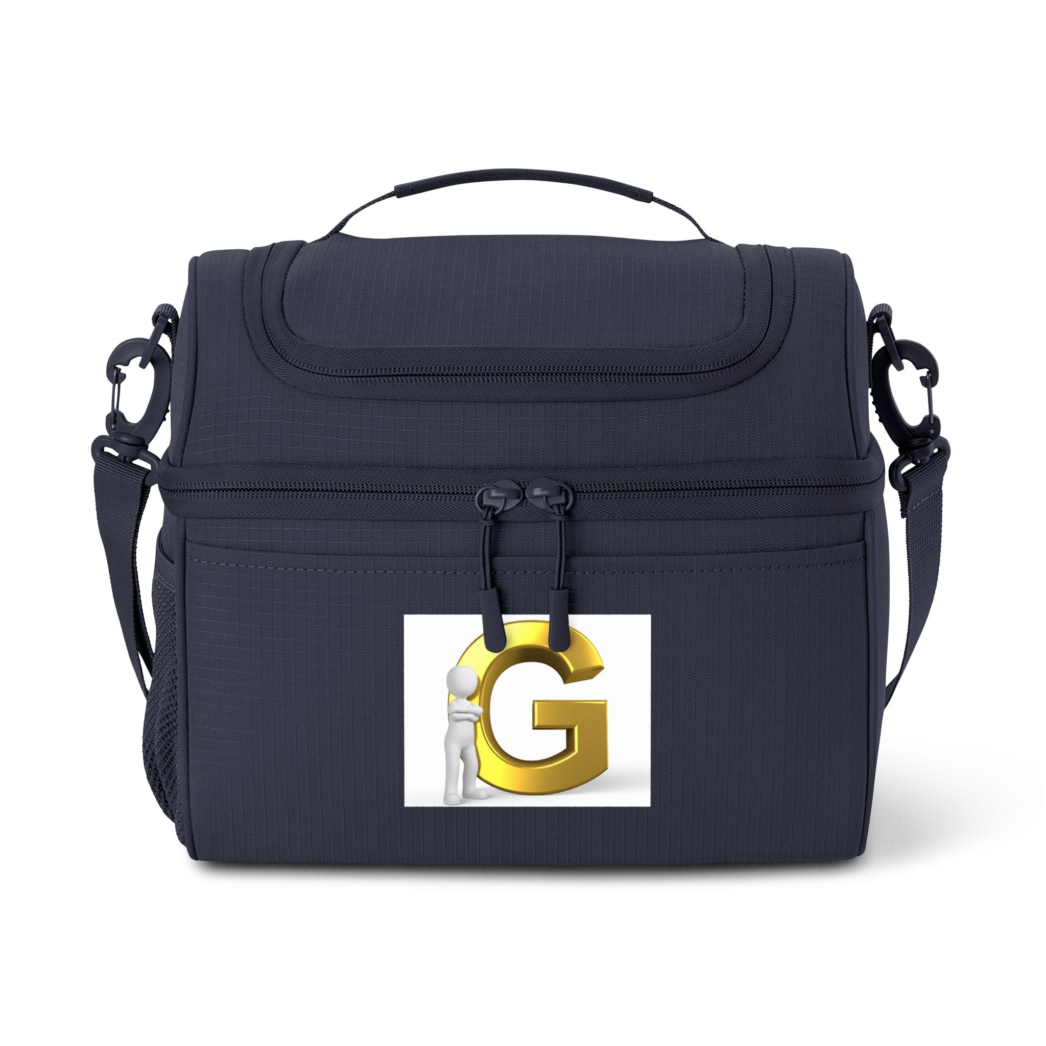 Gold Letter G Monogram Cooler Bag | Initial Cooler
