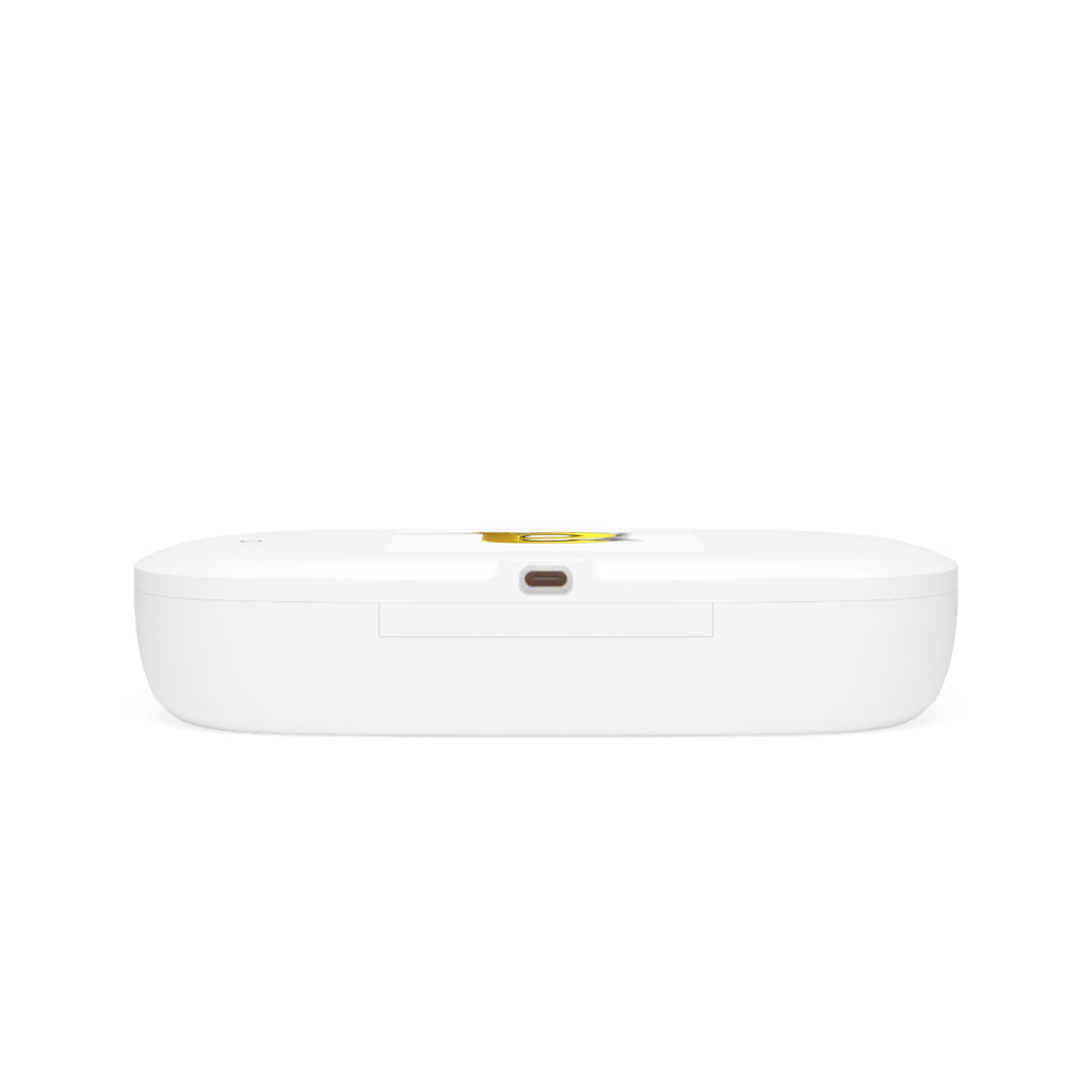 Gold Letter A design UV Phone Sanitizer and Wireless Charging Pad