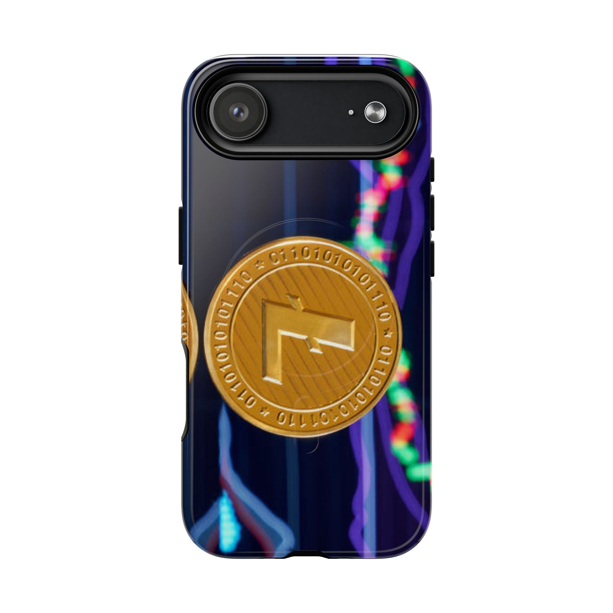Coque de téléphone Litecoin Crypto Coin | Coque magnétique résistante, design Blockchain