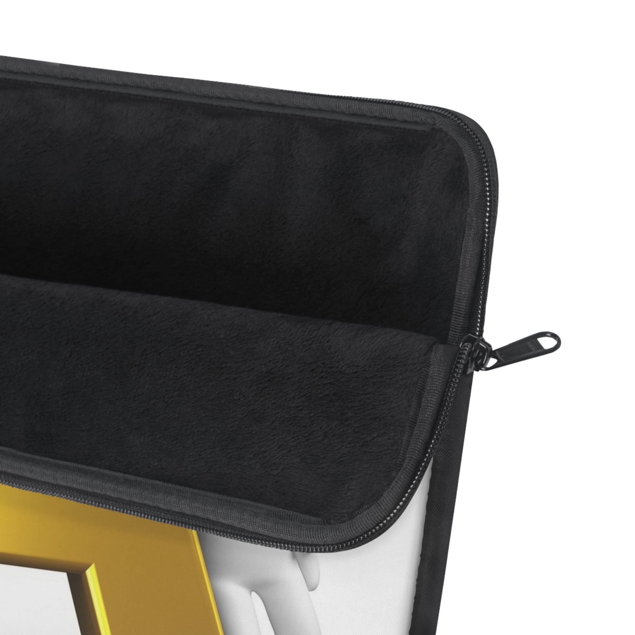 Gold Letter A Monogram Laptop Sleeve | Initial A Alphabet Case