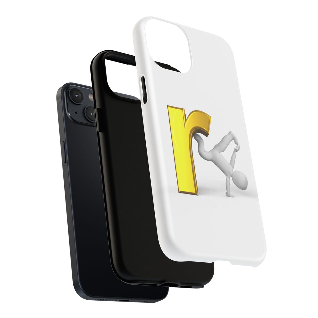 Yellow Letter R Breakdance Phone Case | Tough Magnetic Case