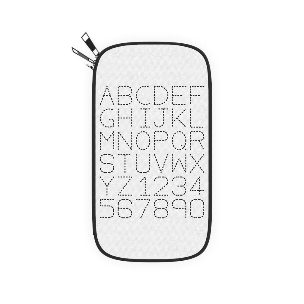 Dot Stitch Alphabet Passport Wallet | ABC 123 Travel Organizer