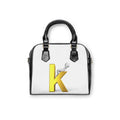 Gold Letter K Monogram Shoulder Handbag | Initial K Purse