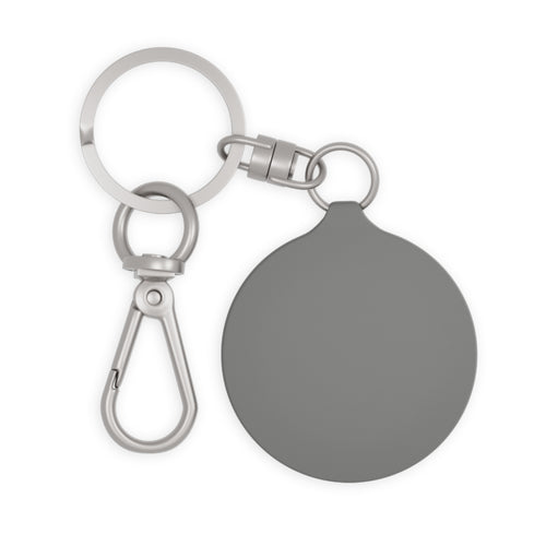 Porte-clés Lettre e 3D Dorée | Porte-clés Rond en Métal