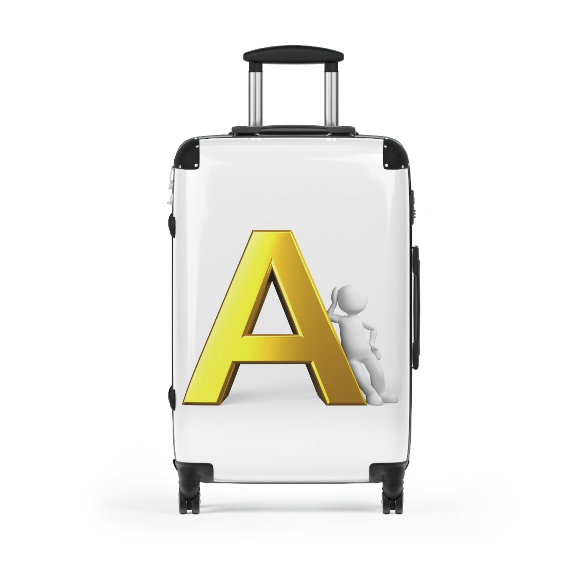 Valise Lettre A Dorée | Bagage Initiales Personnalisées