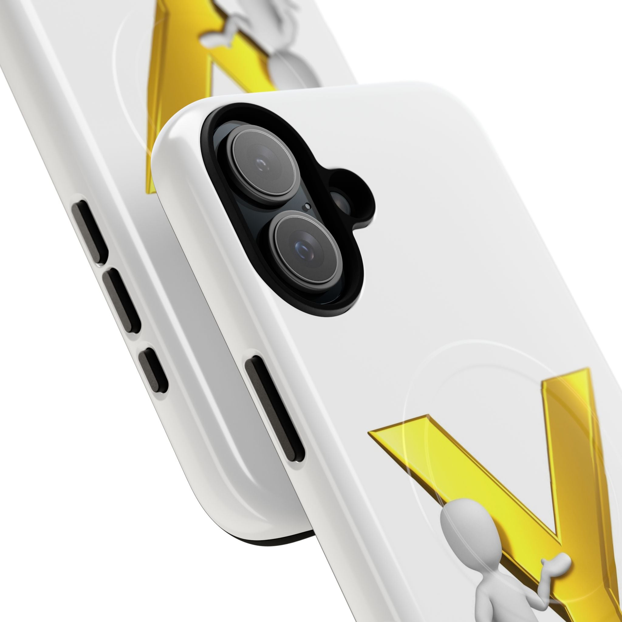 Gold Letter Y Phone Case | Monogram iPhone Magnetic Case