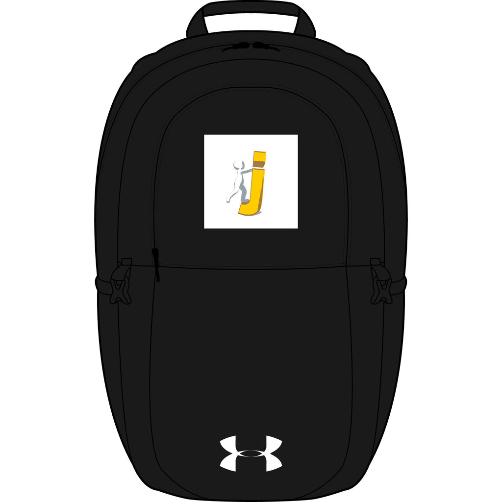 Yellow Letter J Initial Backpack | Embroidered Monogram Patch